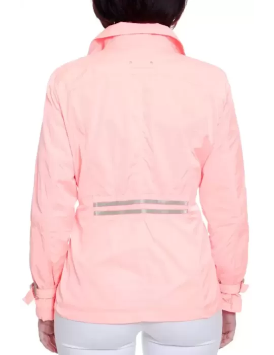Giacca a vento rosa salmone Concept k